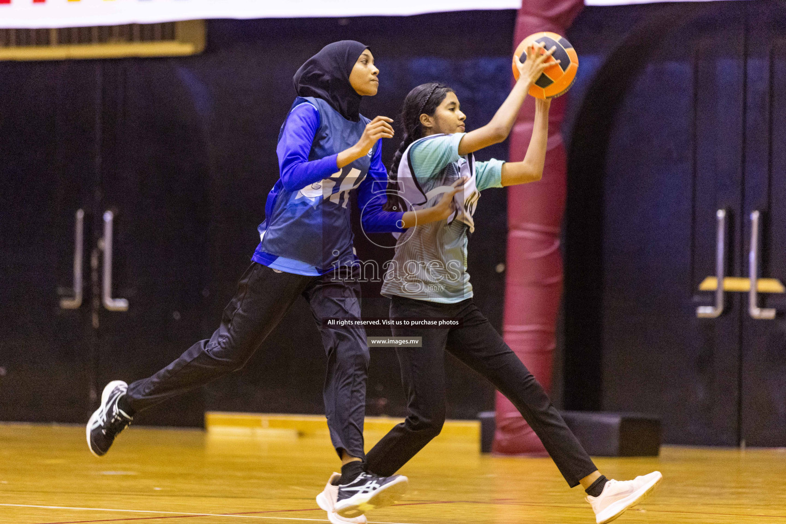 Day5 of 24th Interschool Netball Tournament 2023 was held in Social Center, Male', Maldives on 31st October 2023. Photos: Nausham Waheed / images.mv