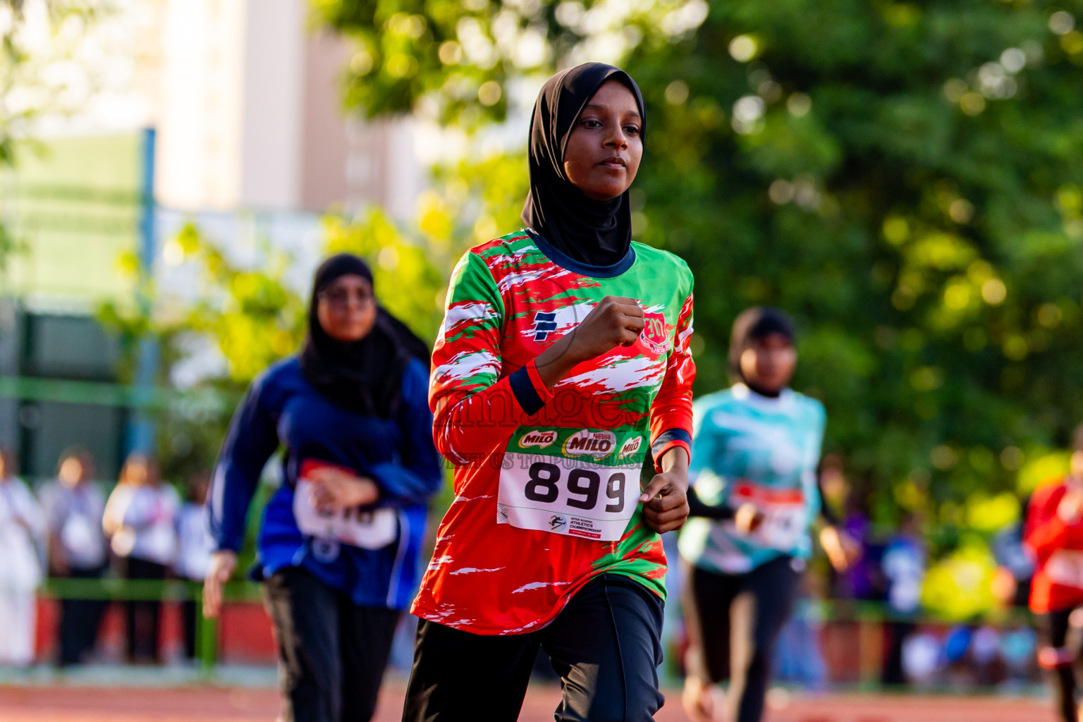 Day 1 of Inter-school Athletics Championship 2025 held in Ekuveni Synthetic Track, Male', Maldives on Monday, 06th October 2025. Photos by: Nausham Waheed / Images.mv