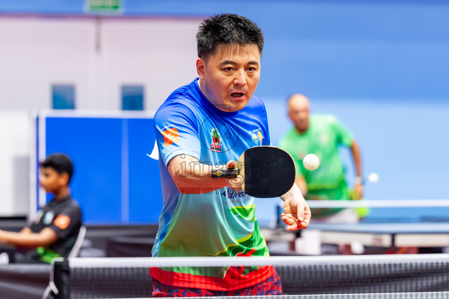 Day 1 of 1st Thoddoo Masters Table Tennis Tournament was held on Thursday, 21st August 2025 in AA Thoddoo, Maldives. Photos: Nausham Waheed / images.mv