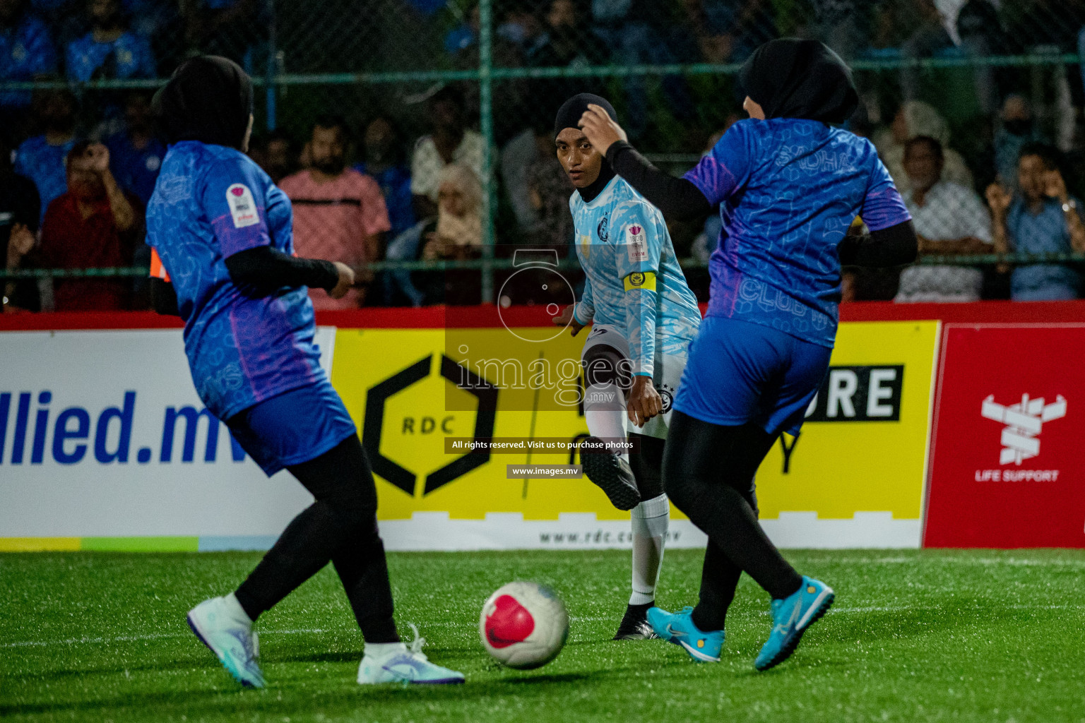 MPL vs Club MYS in Eighteen Thirty Women's Futsal Fiesta 2022 was held in Hulhumale', Maldives on Monday, 21st October 2022. Photos: Hassan Simah / images.mv