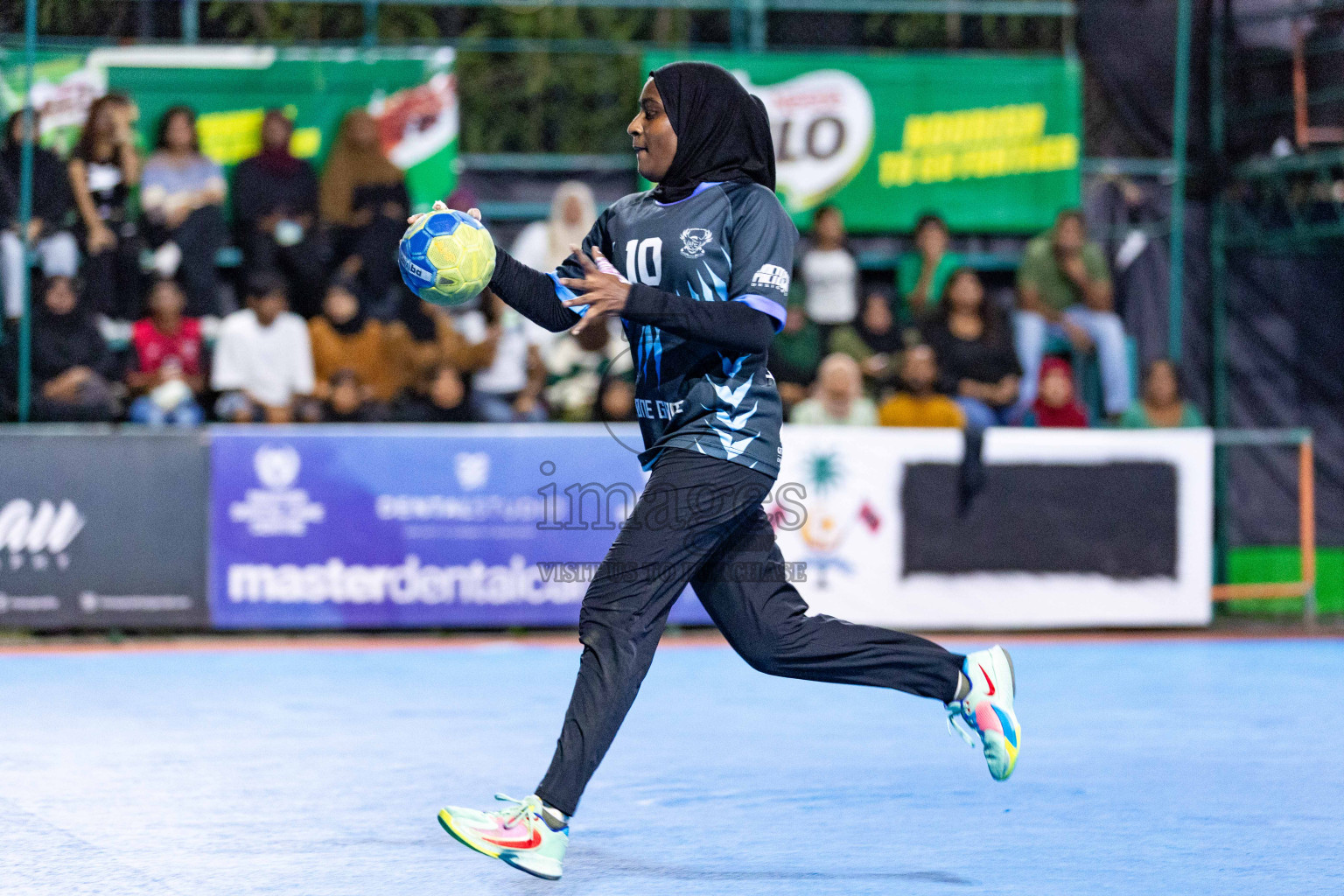 Day 20 of 10th National Handball Tournament 2023, held in Handball ground, Male', Maldives on Wednesday, 20th December 2023 Photos: Nausham Waheed/ Images.mv