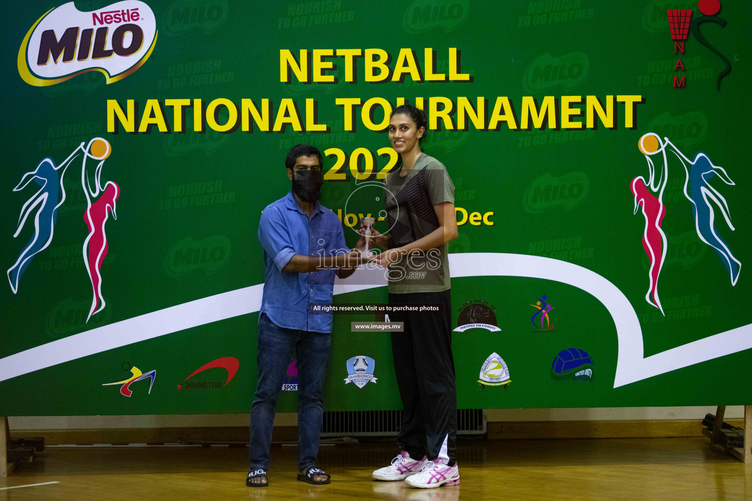 Milo National Netball Tournament 29th November 2021 at Social Center Indoor Court, Male, Maldives. Photos: Maanish/ Images Mv