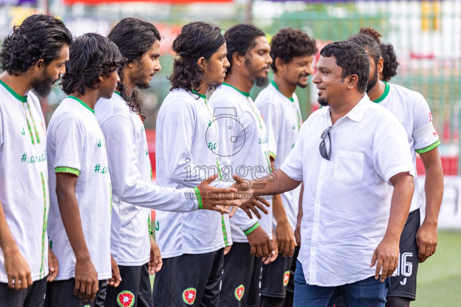 AA. Maalhos VS AA. Bodufolhudhoo in Day 7 of Golden Futsal Challenge 2025 was held on Saturday, 11th January 2025, in Hulhumale', Maldives 
Photos: Hassan Simah / images.mv