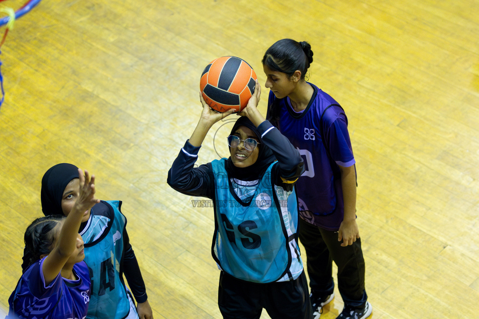 Day 13 of 25th Inter-School Netball Tournament was held in Social Center at Male', Maldives on Saturday, 24th August 2024. Photos: Mohamed Mahfooz Moosa / images.mv