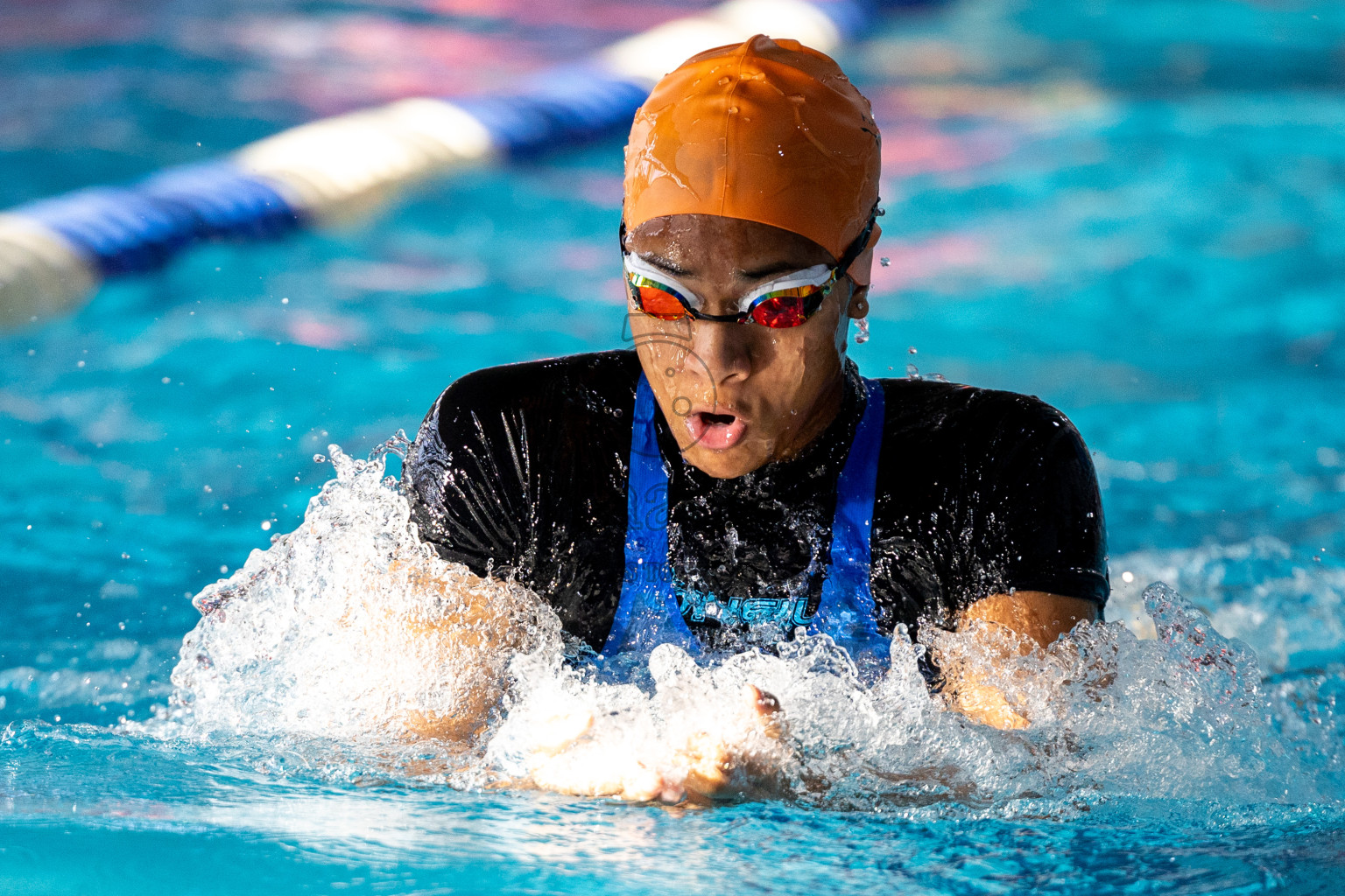 Day 7 of National Swimming Competition 2024 held in Hulhumale', Maldives on Thursday, 19th December 2024.
Photos: Ismail Thoriq / images.mv