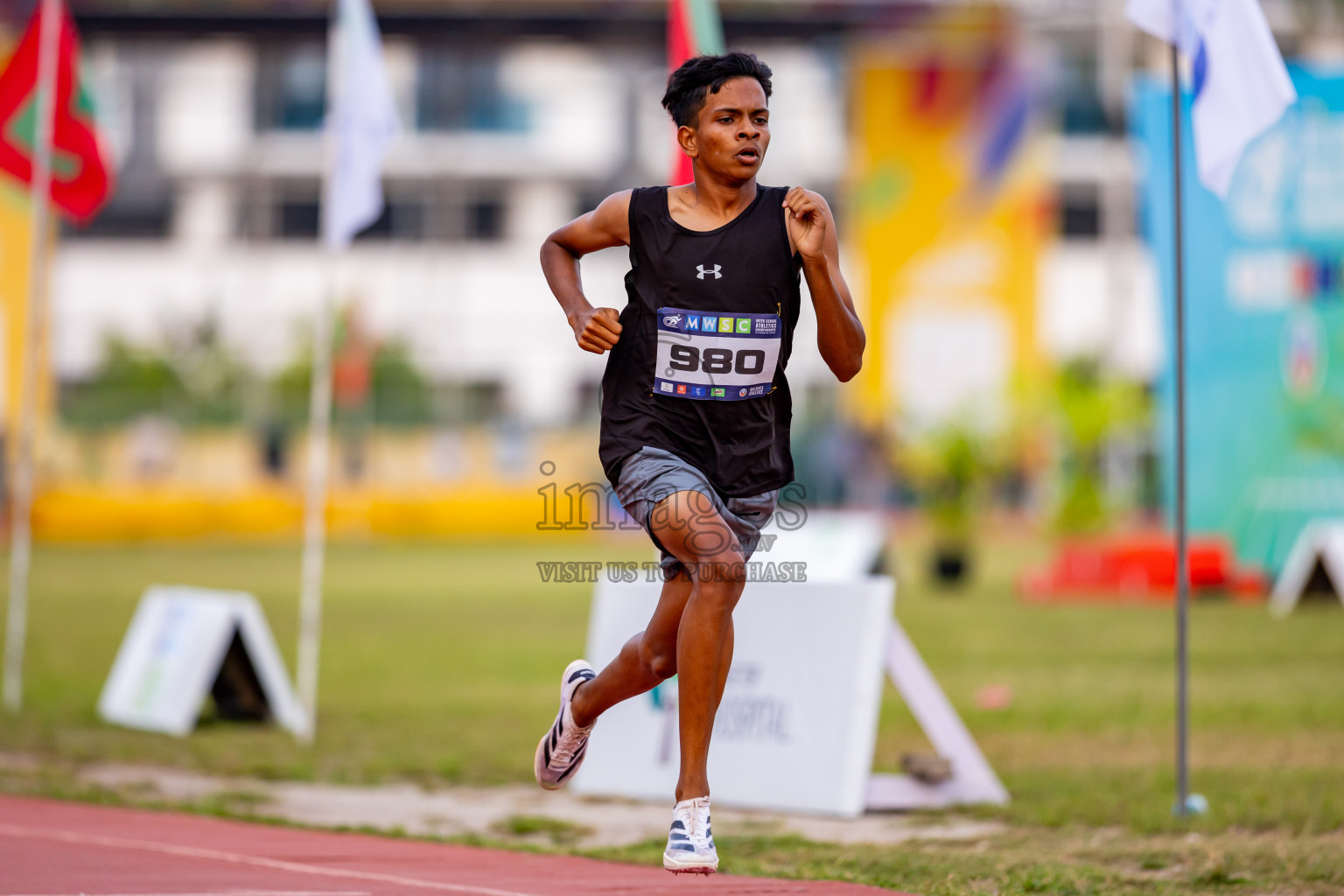 Day 5 of MWSC Interschool Athletics Championships 2024 held in Hulhumale Running Track, Hulhumale, Maldives on Wednesday, 13th November 2024. Photos by: Nausham Waheed / Images.mv