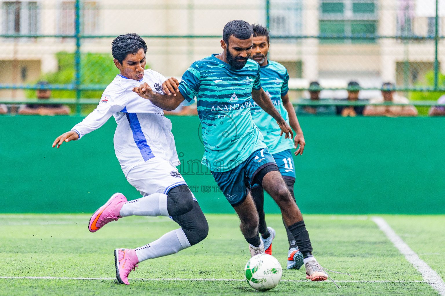 Waldord Astoria vs Anantara in Resort League 2025 (South Male Zone) day 12 was held on Monday, 13th October 2025 in Crossroads's Maldives, Photos: Areef Adam / images.mv