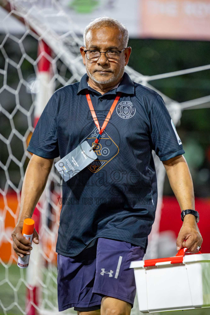 KHAARIJEE VS SDFC in Club Maldives Classic 2024 held in Rehendi Futsal Ground, Hulhumale', Maldives on Friday, 6th September 2024. 
Photos: Hassan Simah / images.mv