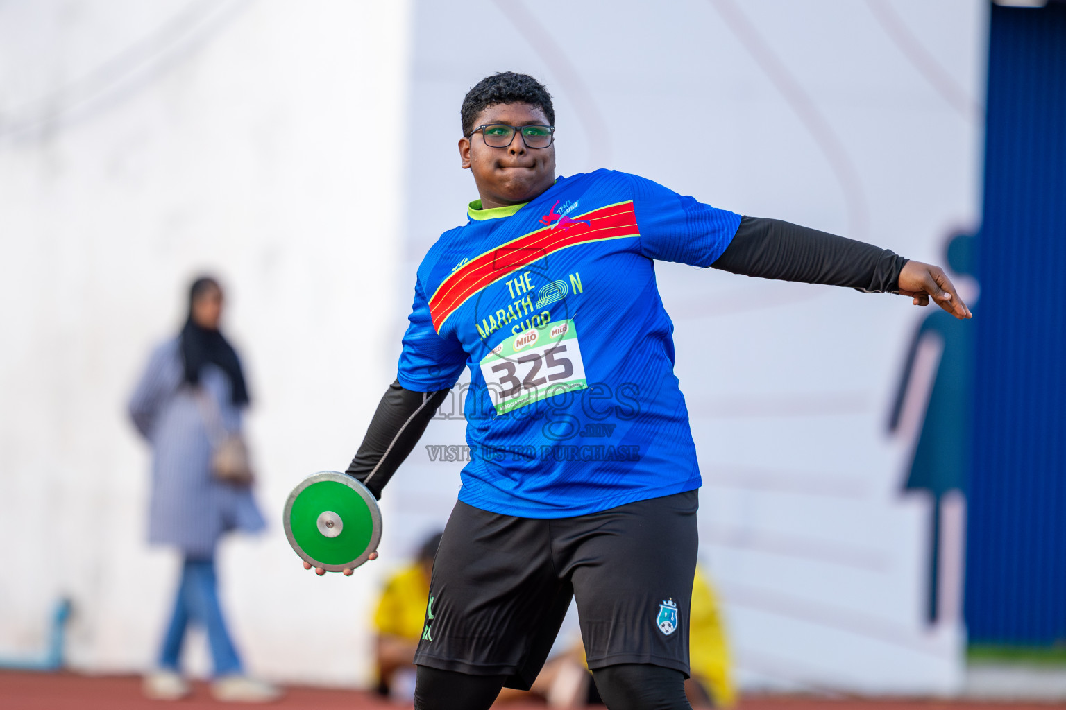Day 2 of 12th Milo Association Championships was held in Ekuveni Track at Male', Maldives on Friday, 25th April 2025. Photos: Ismail Thoriq / images.mv