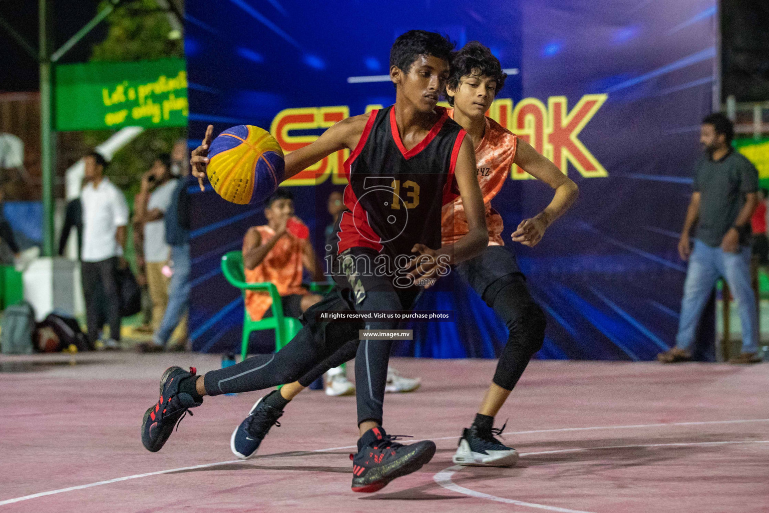 Day2 of Slamdunk by Sosal on 13th April 2023 held in Male'. Photos: Nausham waheed /images.mv