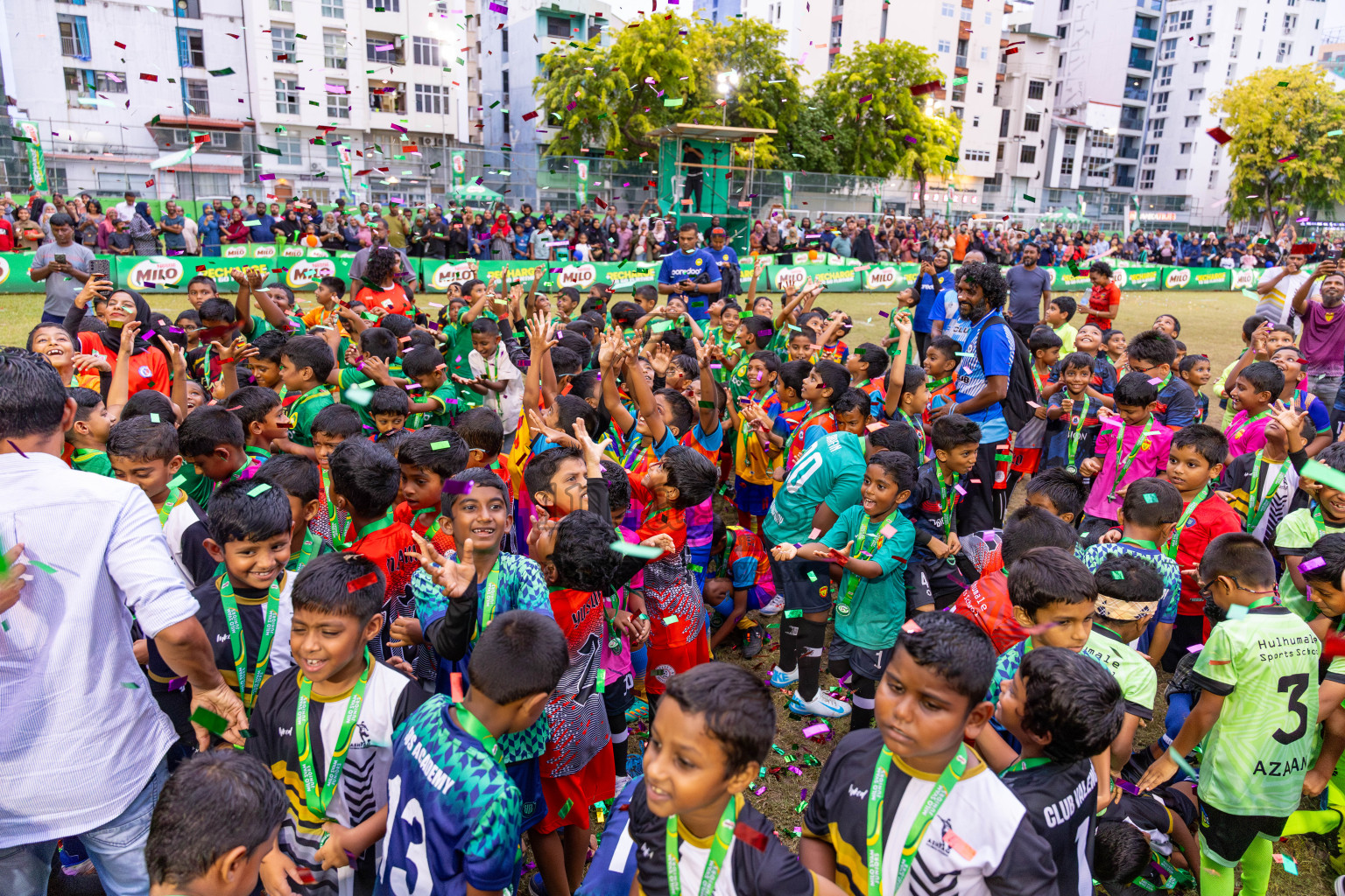 Day 3 of MILO SVAM Juniors 2025 (U-8) was held at Henveiru Stadium in Male', Maldives on Saturday, 28th June 2025. Photos: Ismail Thoriq / images.mv