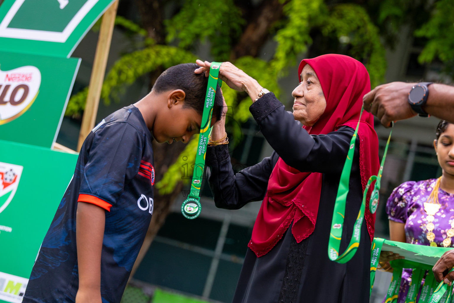 Day 3 of MILO SVAM Juniors 2025 (U-8) was held at Henveiru Stadium in Male', Maldives on Saturday, 28th June 2025. Photos: Ismail Thoriq / images.mv