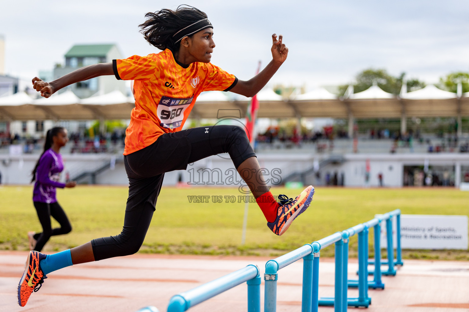 Day 2 of MWSC Interschool Athletics Championships 2024 held in Hulhumale Running Track, Hulhumale, Maldives on Sunday, 10th November 2024. 
Photos by:  Hassan Simah / Images.mv