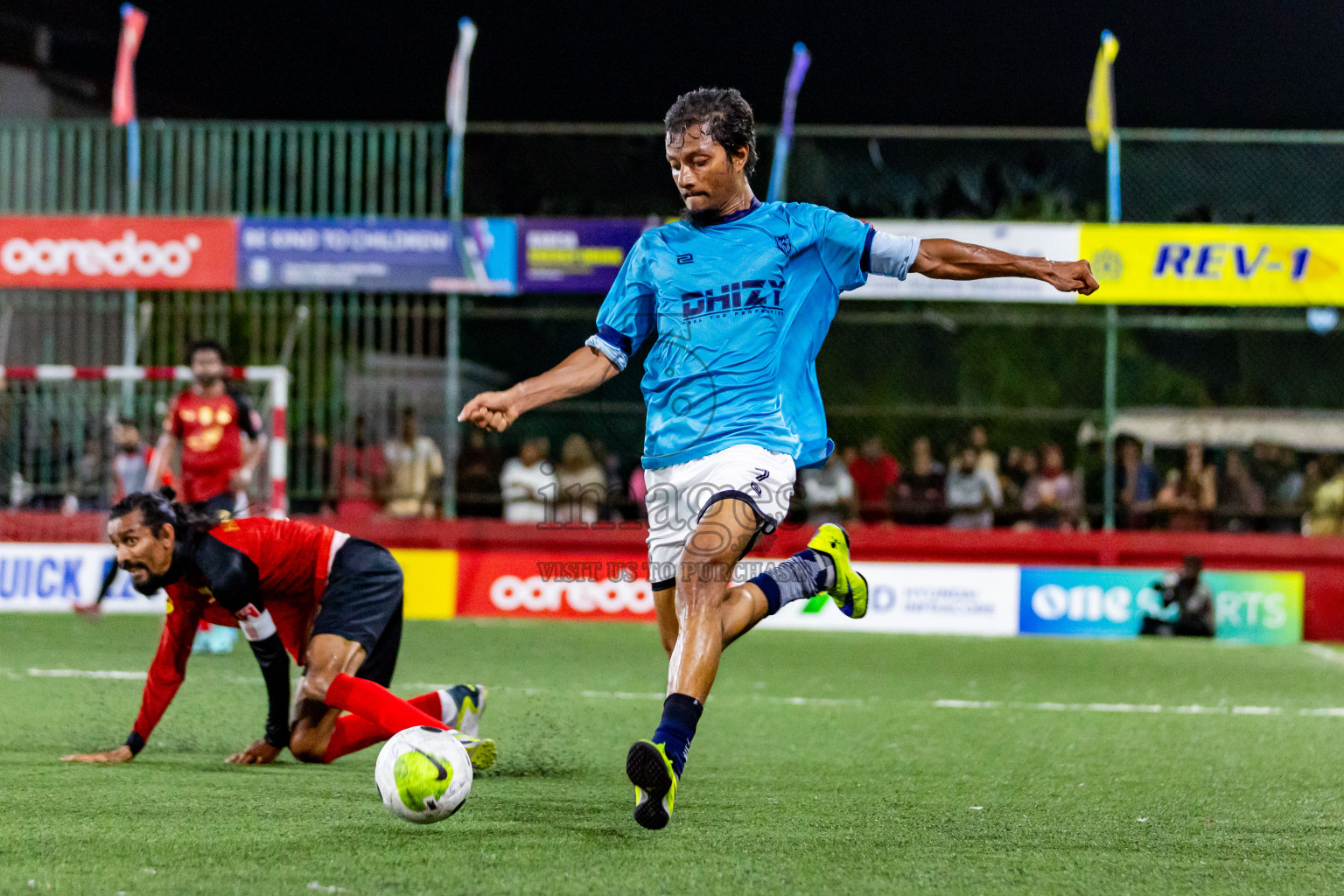 L Gan vs L Maamendhoo in Day 24 of Golden Futsal Challenge 2024 was held on Wednesday  , 7th February 2024 in Hulhumale', Maldives Photos: Nausham Waheed / images.mv