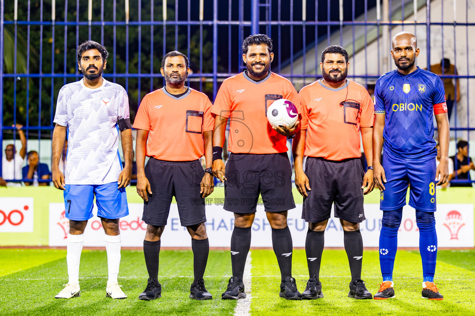 Keawan FC vs United V in Day 4 of Eydhafushi Futsal Cup 2024 was held on Thursday, 11th April 2024, in B Eydhafushi, Maldives Photos: Nausham Waheed / images.mv