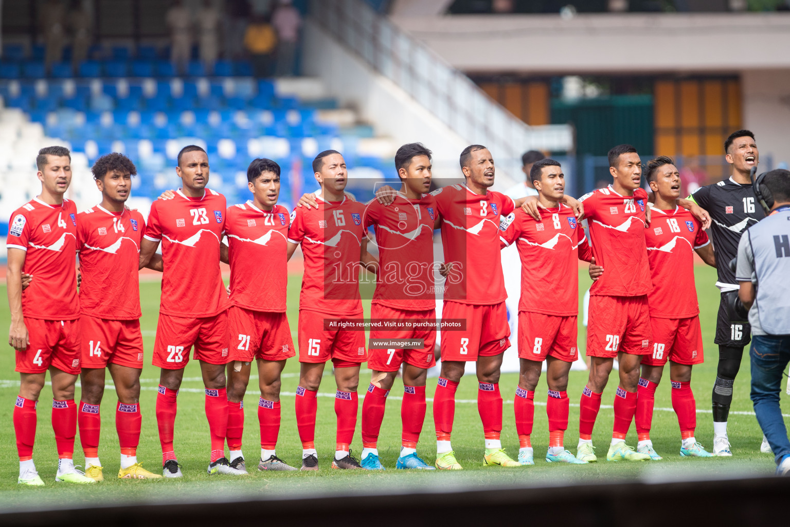 Kuwait vs Nepal in the opening match of SAFF Championship 2023 held in Sree Kanteerava Stadium, Bengaluru, India, on Wednesday, 21st June 2023. Photos: Nausham Waheed / images.mv