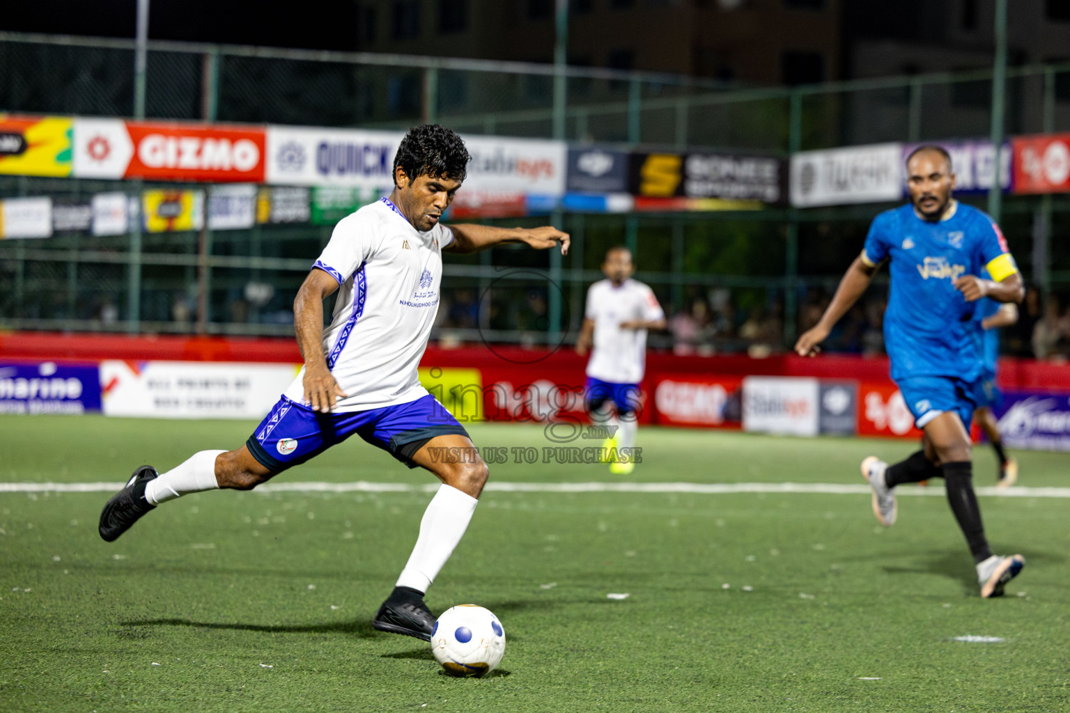 N Holhudhoo vs N Velidhoo in Day 12 of Golden Futsal Challenge 2025 was held on Thursday, 16th January 2025, in Hulhumale', Maldives.
Photos: Hassan Simah / images.mv