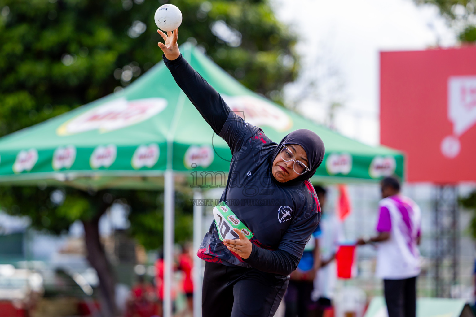 Day 3 of 12th Milo Association Championships was held in Ekuveni Track at Male', Maldives on Saturday, 26th April 2025. Photos: Nausham Waheed / images.mv
