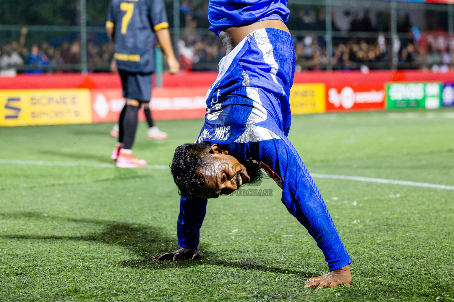 ADh Mandhoo vs AA Mathiveri in zone round Day 30 of Golden Futsal Challenge 2025 was held on Monday , 3rd February 2025, in Hulhumale', Maldives. Photos: Nausham Waheed / images.mv