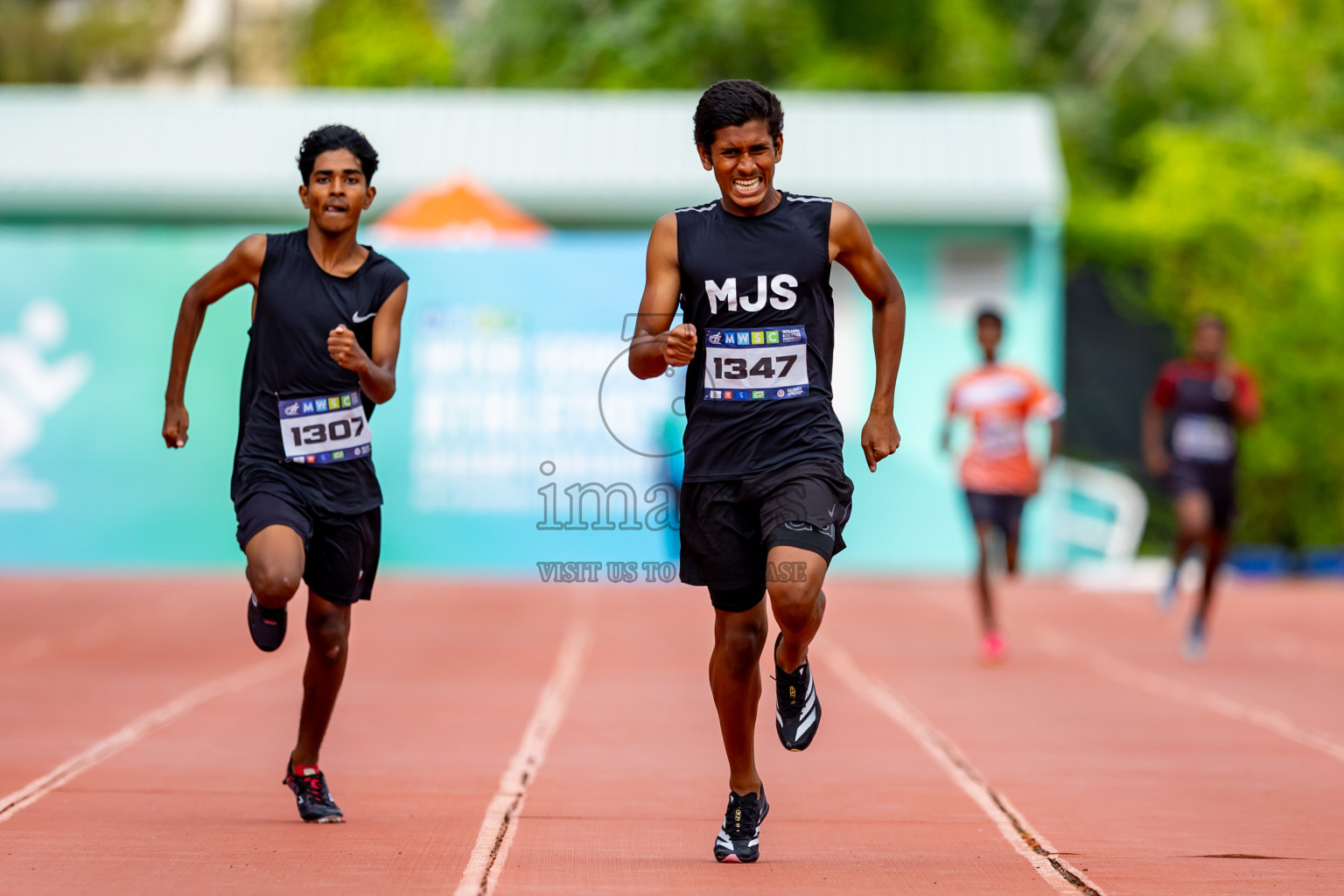 Day 6 of MWSC Interschool Athletics Championships 2024 held in Hulhumale Running Track, Hulhumale, Maldives on Thursday, 14th November 2024. Photos by: Nausham Waheed / Images.mv