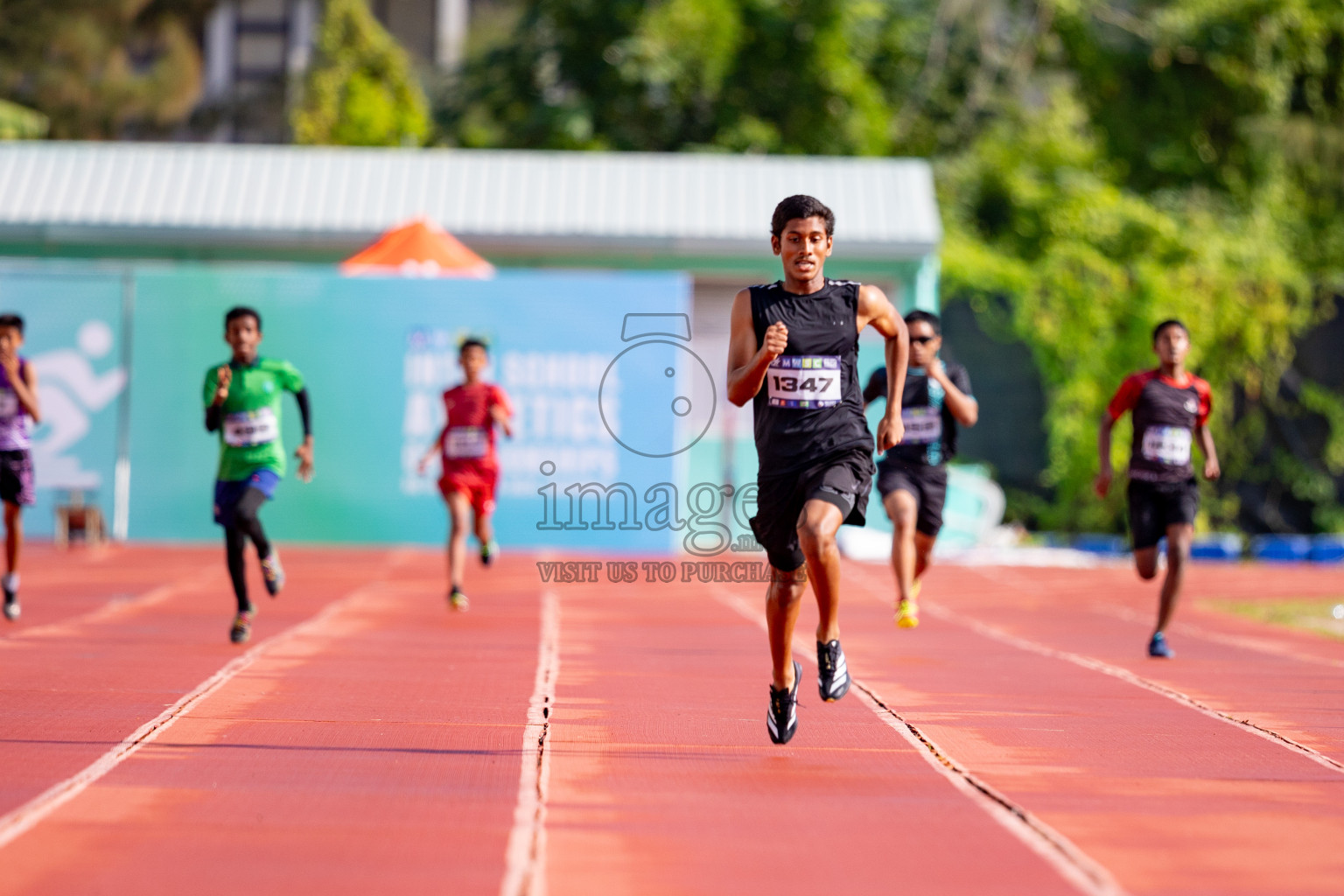 Day 3 of MWSC Interschool Athletics Championships 2024 held in Hulhumale Running Track, Hulhumale, Maldives on Monday, 11th November 2024. 
Photos by: Hassan Simah / Images.mv