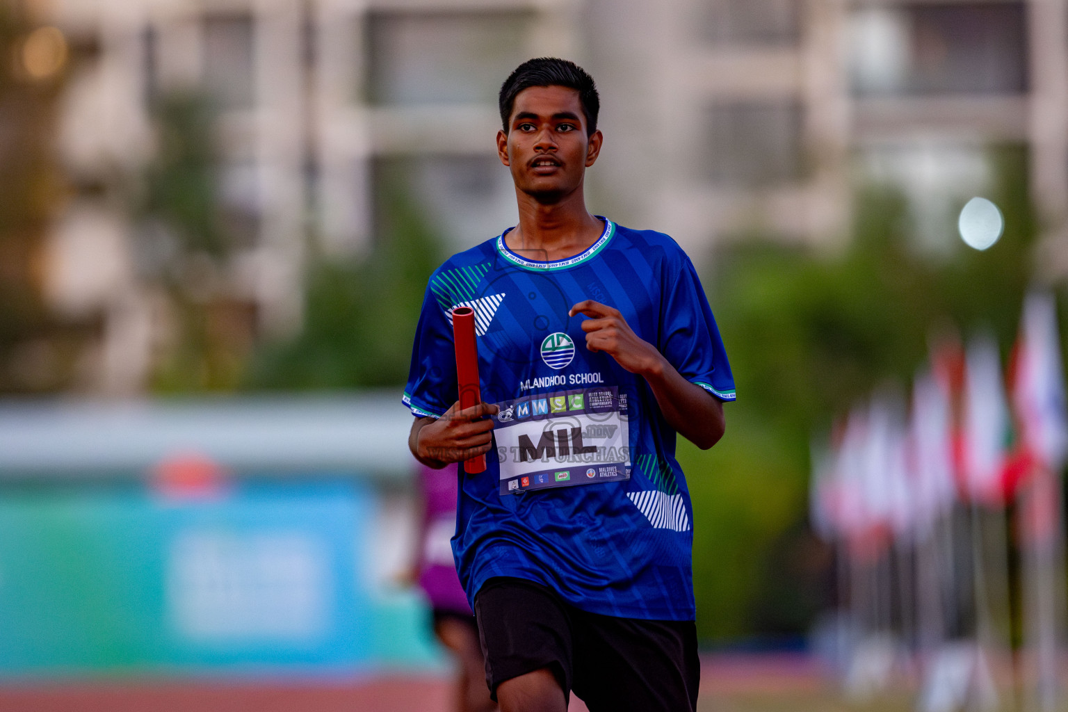 Day 4 of MWSC Interschool Athletics Championships 2024 held in Hulhumale Running Track, Hulhumale, Maldives on Tuesday, 12th November 2024. Photos by: Nausham Waheed / Images.mv