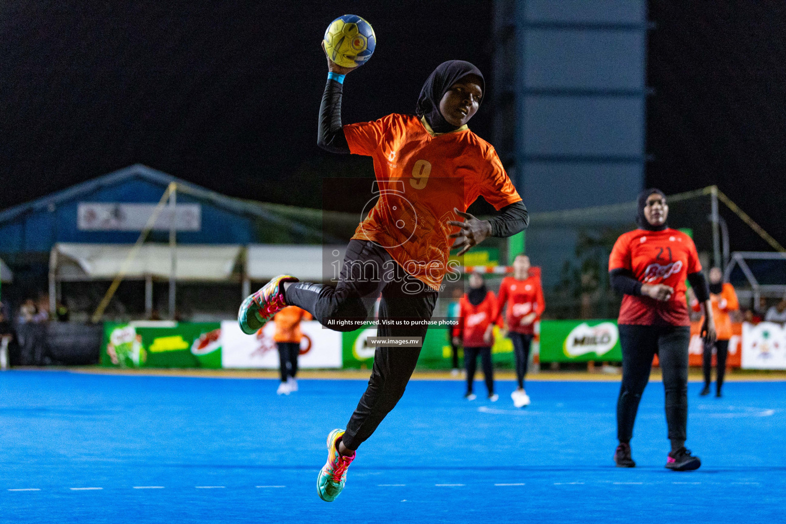 Day 2 of 7th Inter-Office/Company Handball Tournament 2023, held in Handball ground, Male', Maldives on Saturday, 17th September 2023 Photos: Nausham Waheed/ Images.mv