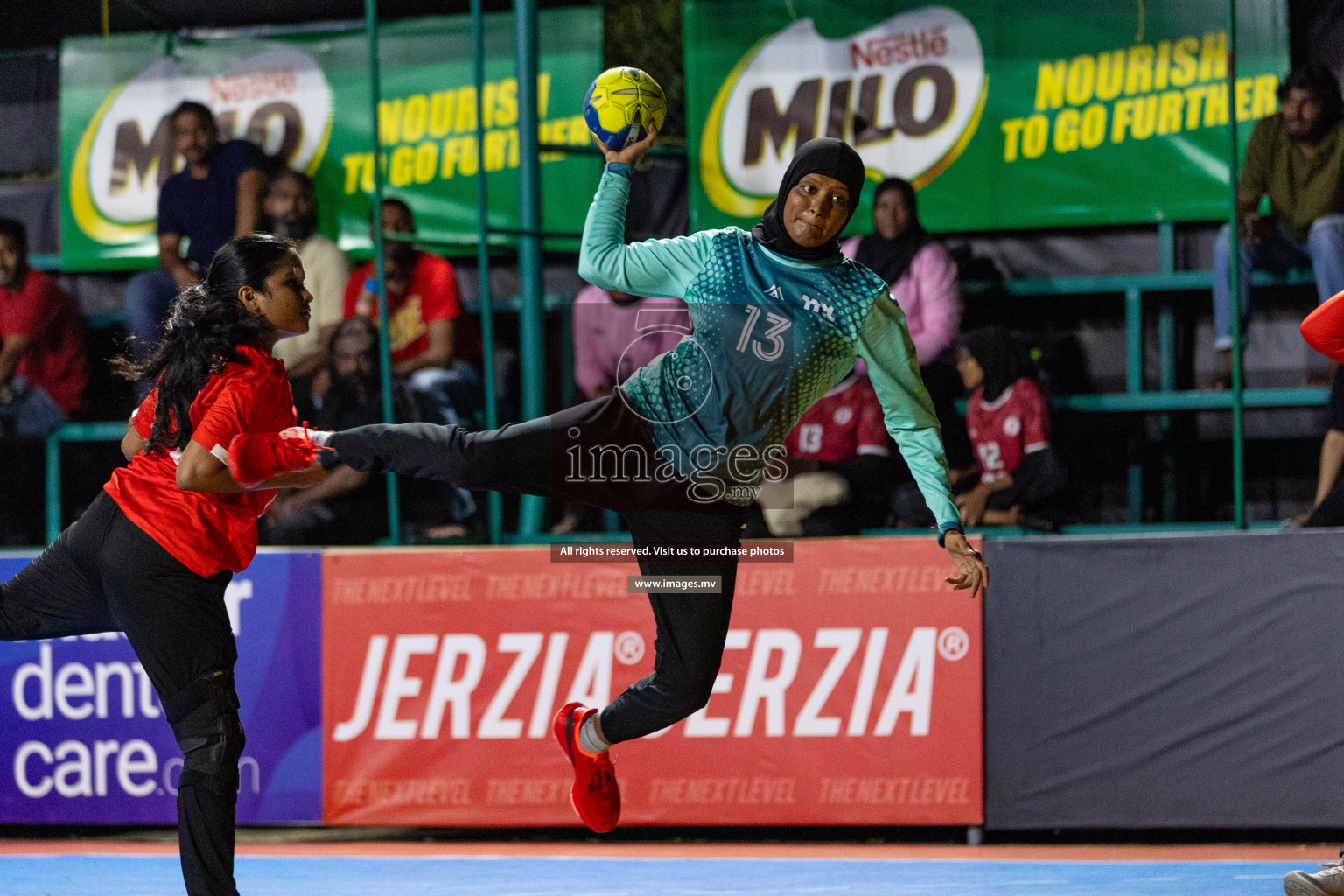 Day 1 of 7th Inter-Office/Company Handball Tournament 2023, held in Handball ground, Male', Maldives on Friday, 16th September 2023 Photos: Nausham Waheed/ Images.mv