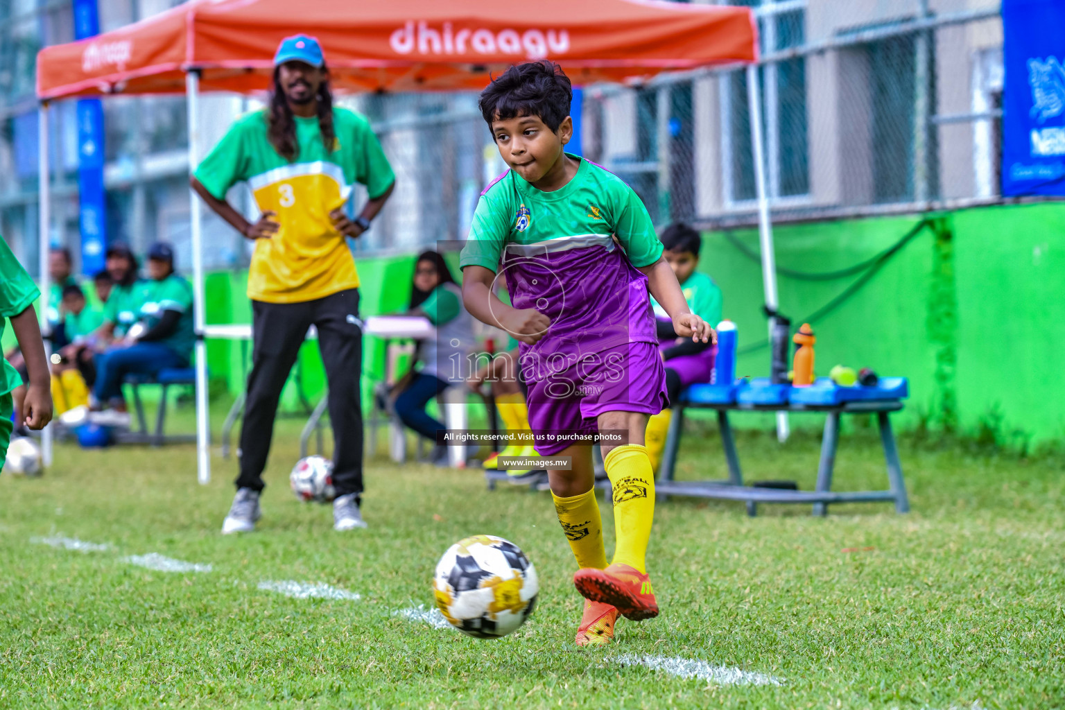 Day 1 of Milo Kids Football Fiesta 2022 was held in Male', Maldives on 19th October 2022. Photos: Nausham Waheed/ images.mv