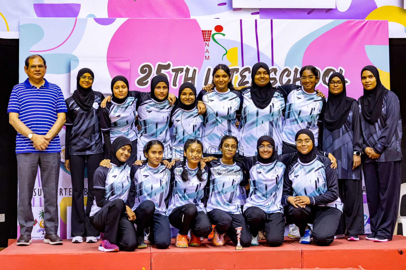 Day 13 of 25th Inter-School Netball Tournament was held in Social Center at Male', Maldives on Saturday, 24th August 2024. Photos: Hassan Simah / images.mv