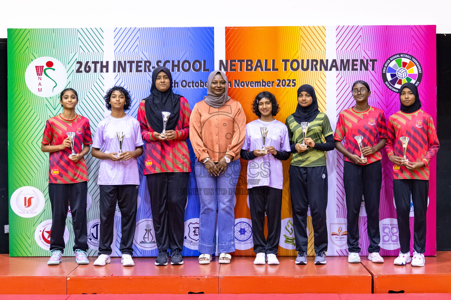 Finals of 26th Inter-School Netball Tournament 2025 was held in Social Center Indoor Hall on Saturday, 8th November 2025. Photos: Mohamed Mahfooz Moosa / images.mv