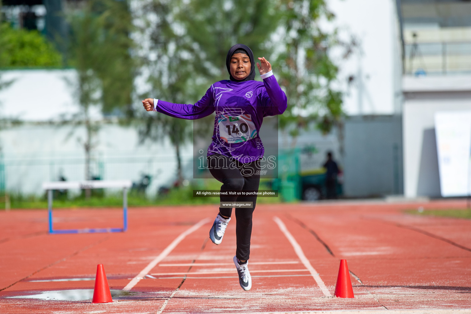 Day two of Inter School Athletics Championship 2023 was held at Hulhumale' Running Track at Hulhumale', Maldives on Sunday, 15th May 2023. Photos: Nausham Waheed / images.mv