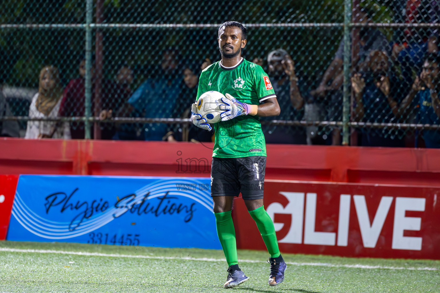 L Gan vs L Mundoo in Atoll Round Final on Day 22 of Golden Futsal Challenge 2025 was held on Sunday , 26th January 2025, in Hulhumale', Maldives.
Photos: Ismail Thoriq / images.mv