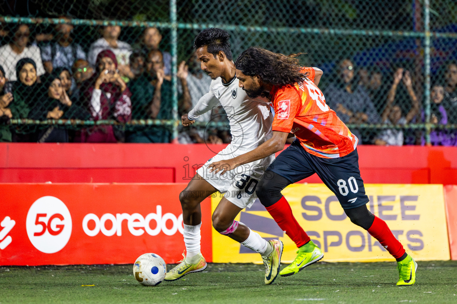 SH Kanditheemu vs R Dhuvaafaru in Zone round Day 27 of Golden Futsal Challenge 2025 was held on Friday , 31st January 2025, in Hulhumale', Maldives. Photos: Nausham Waheed / images.mv