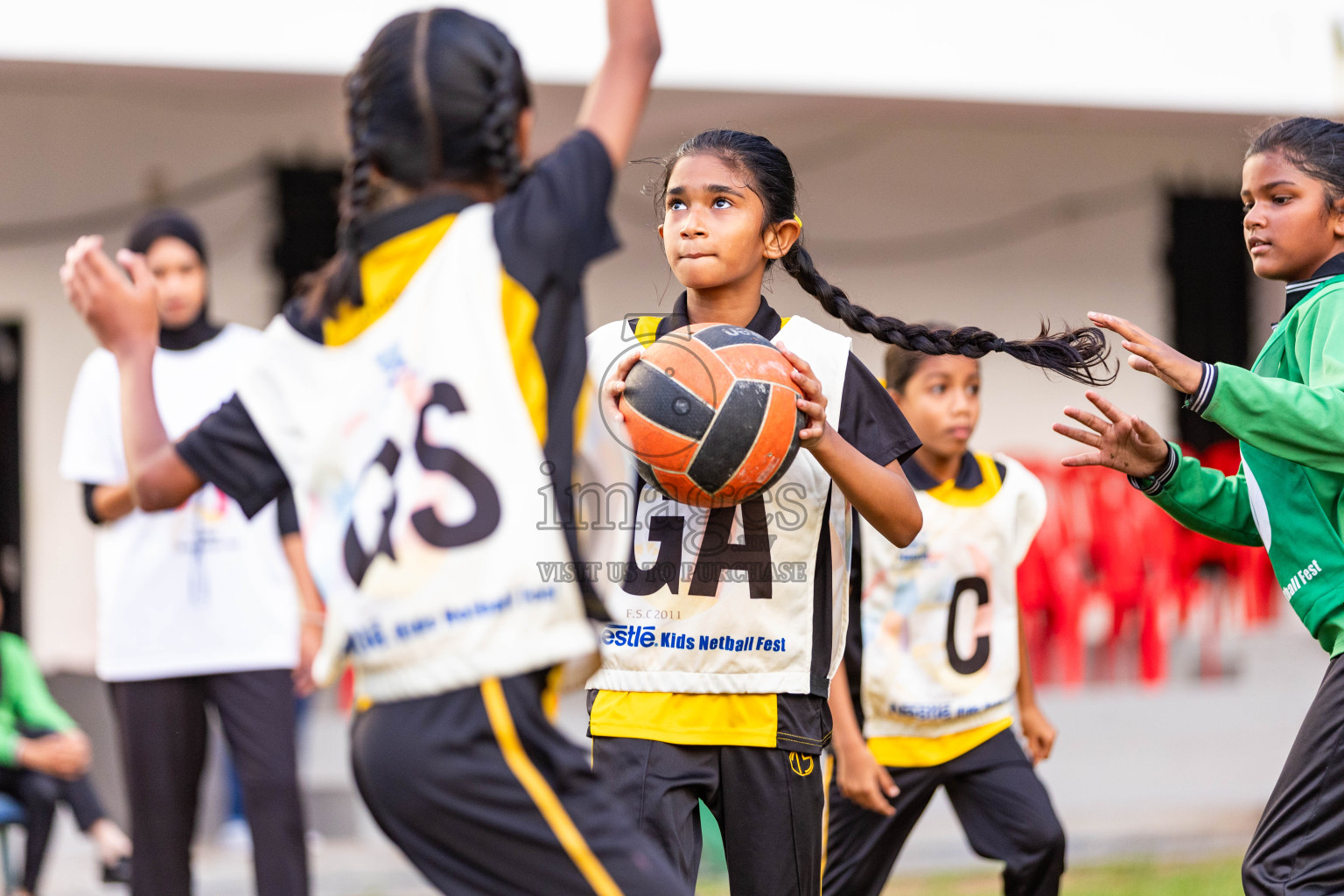 Day 3 of Nestle' Kids Netball Fiesta 2023 held in Henveyru Stadium, Male', Maldives on Saturday, 2nd December 2023. Photos by Nausham Waheed / Images.mv