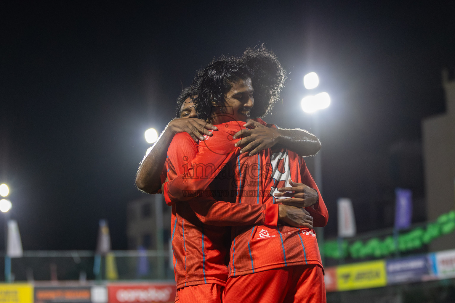 N Velidhoo vs N Maafaru in Day 18 of Golden Futsal Challenge 2024 was held on Thursday, 1st February 2024, in Hulhumale', Maldives Photos: Mohamed Mahfooz Moosa, / images.mv