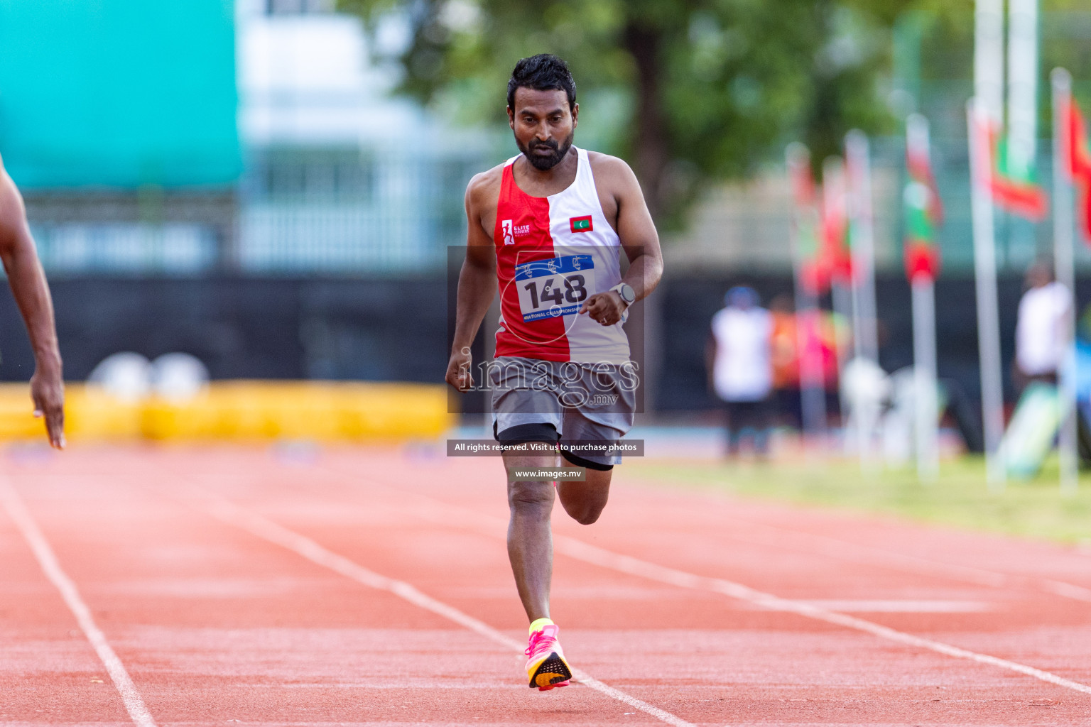 Day 1 of National Athletics Championship 2023 was held in Ekuveni Track at Male', Maldives on Thursday 23rd November 2023. Photos: Nausham Waheed / images.mv