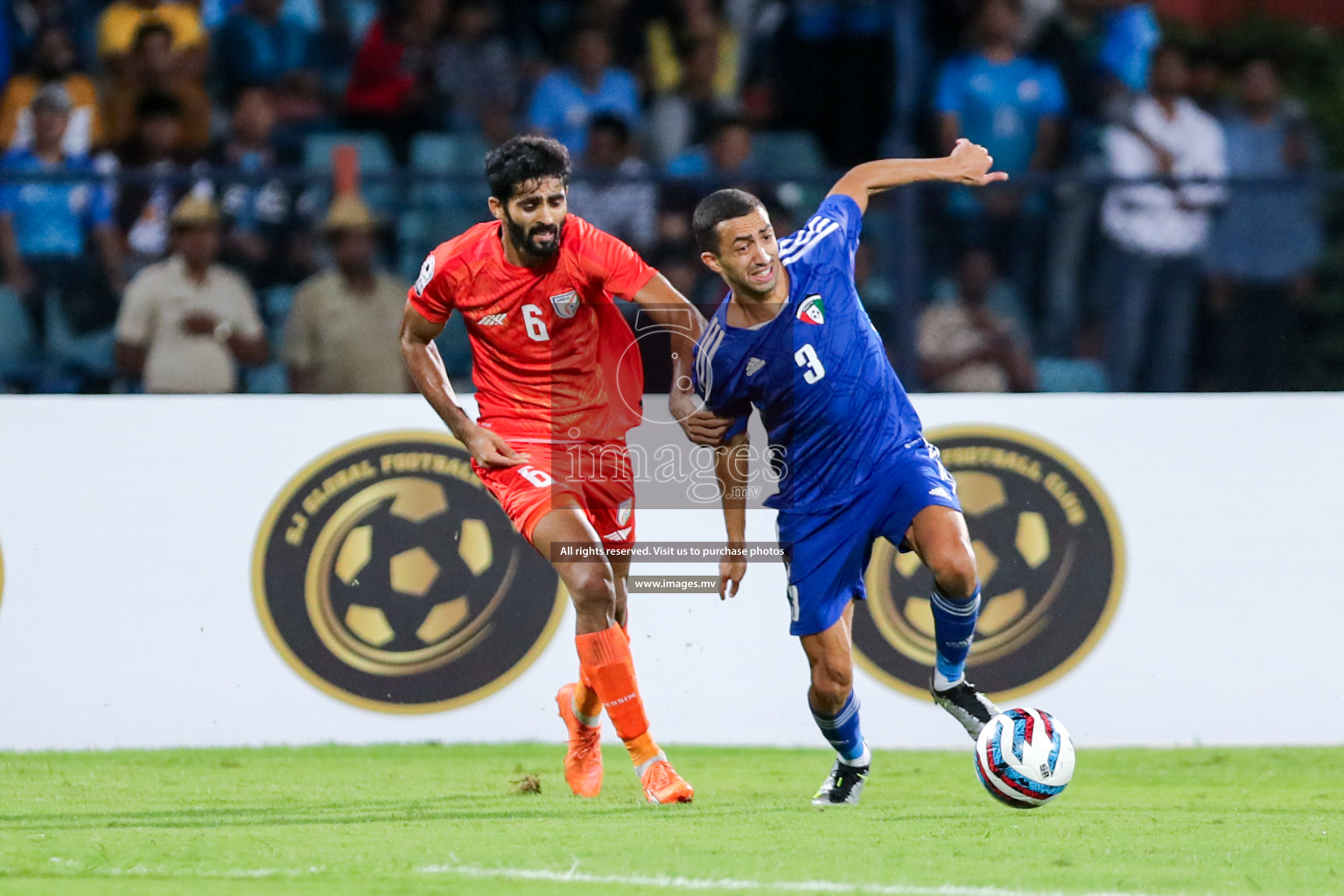 Kuwait vs India in the Final of SAFF Championship 2023 held in Sree Kanteerava Stadium, Bengaluru, India, on Tuesday, 4th July 2023. Photos: Nausham Waheed, Hassan Simah / images.mv