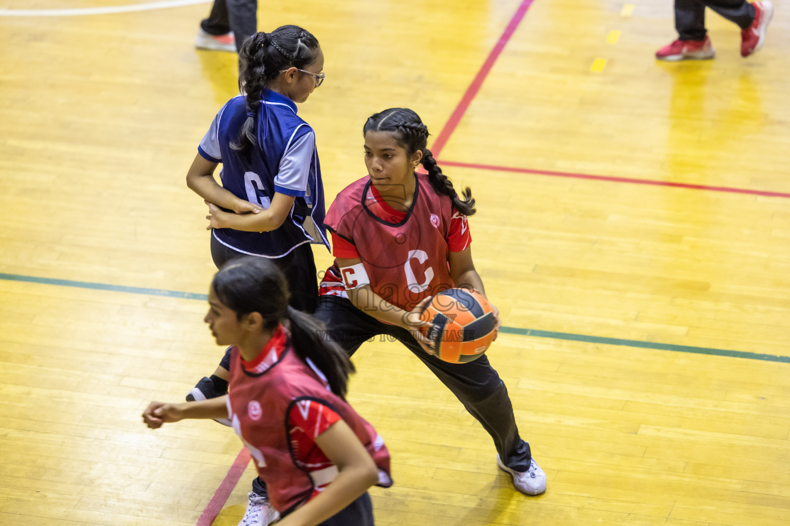 Day 8 of 25th Inter-School Netball Tournament was held in Social Center at Male', Maldives on Sunday, 18th August 2024.