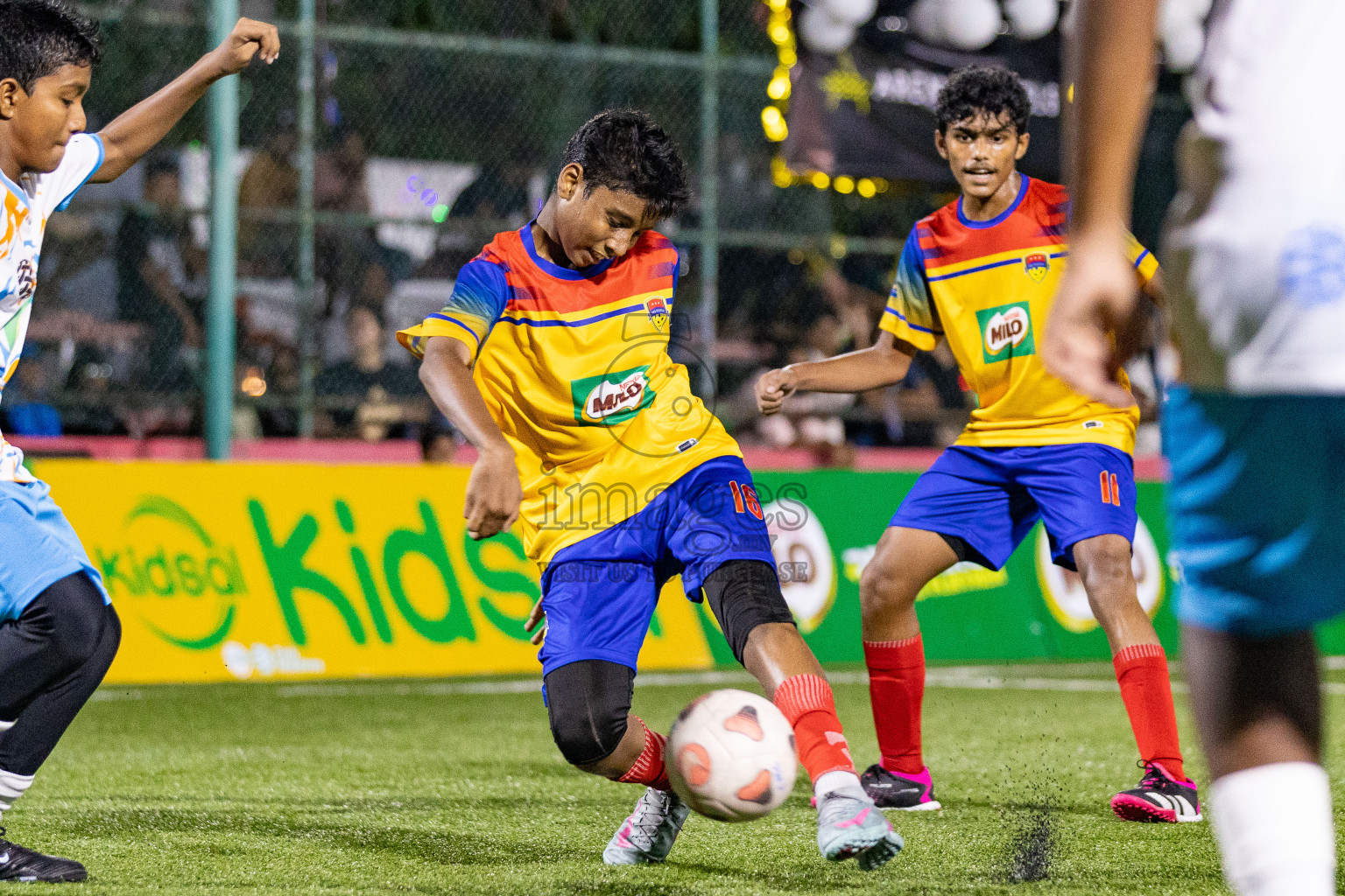 Arena vs Hawks in the Final of Milo Sector League 2025 was held in Rehendhi Futsal Ground, Hulhumale', Maldives on Tuesday, 18th November 2025. Photos: Areef Adam / images.mv