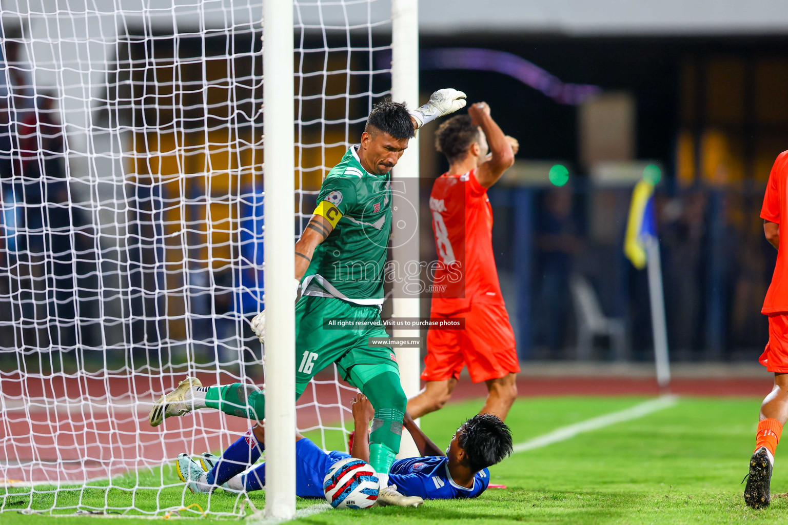 Nepal vs India in SAFF Championship 2023 held in Sree Kanteerava Stadium, Bengaluru, India, on Saturday, 24th June 2023. Photos: Hassan Simah / images.mv