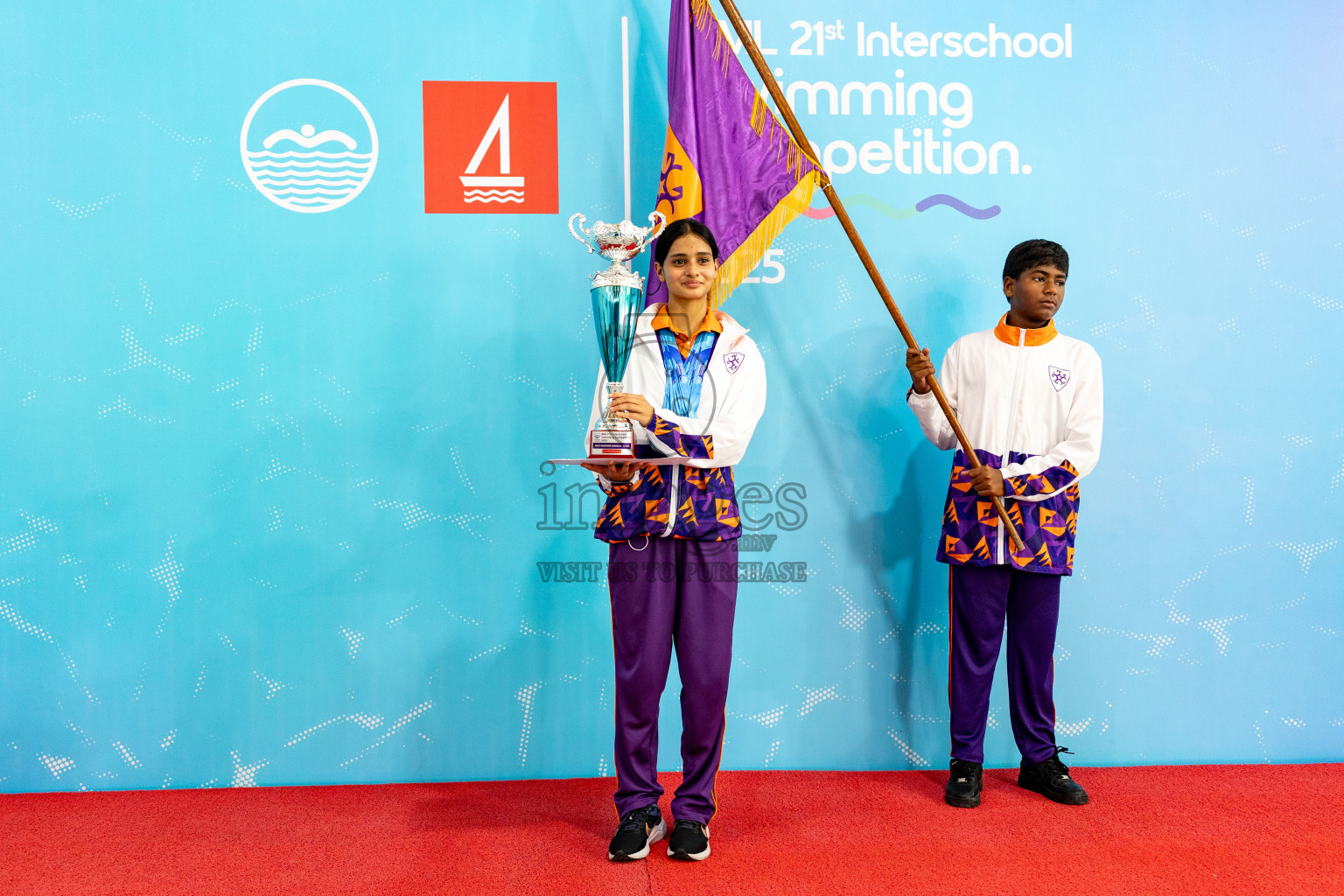 Closing Ceremony of BML 21st Interschool Swimming Competition 2025 .was held in Hulhumale' Swimming Pool, Hulhumale', Maldives on Saturday, 18th October 2025. 
Photos: Hassan Simah / images.mv