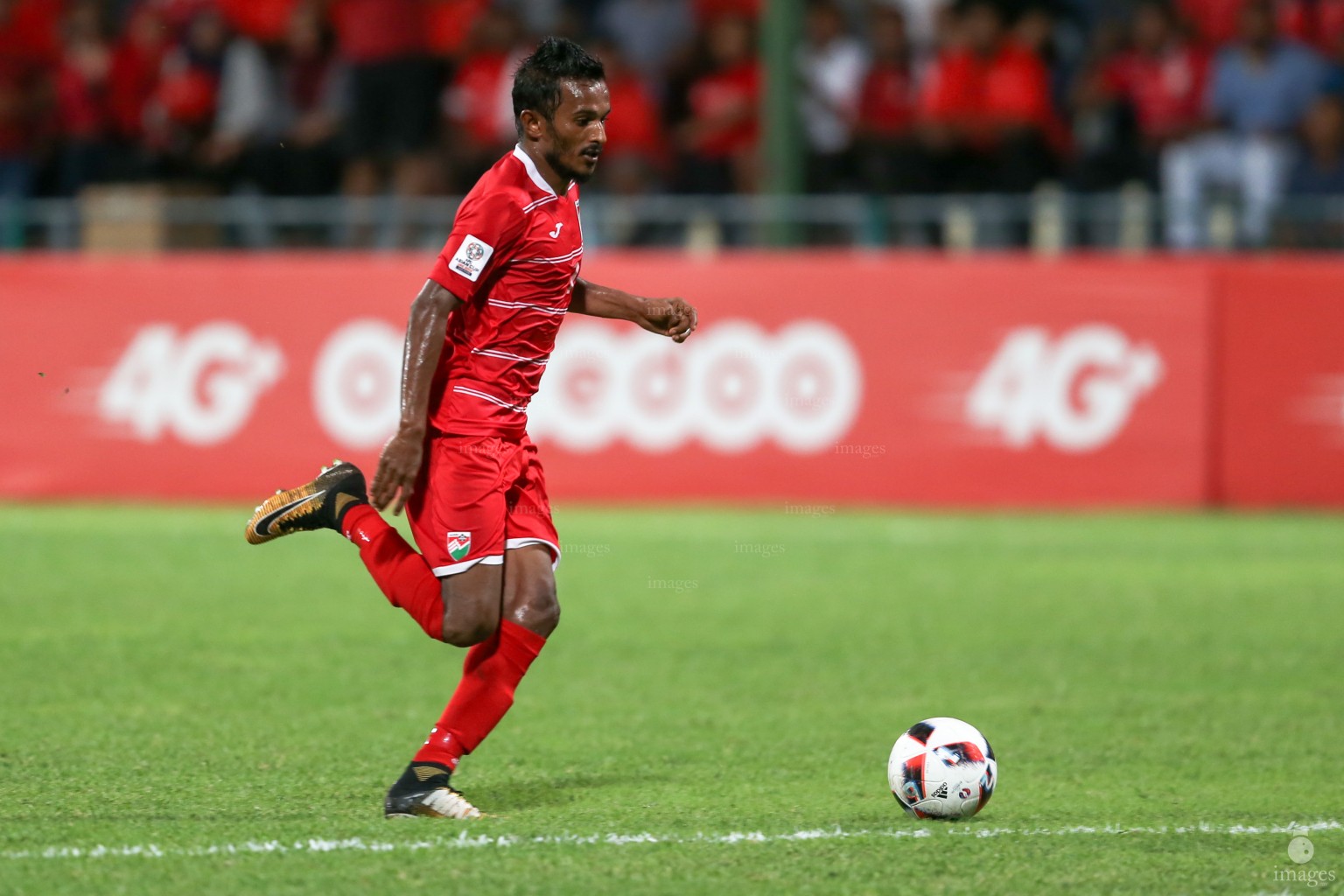 Asian Cup Qualifier between Maldives and Oman in National Stadium, on 10 October 2017 Male' Maldives. ( Images.mv Photo: Abdulla Abeedh )