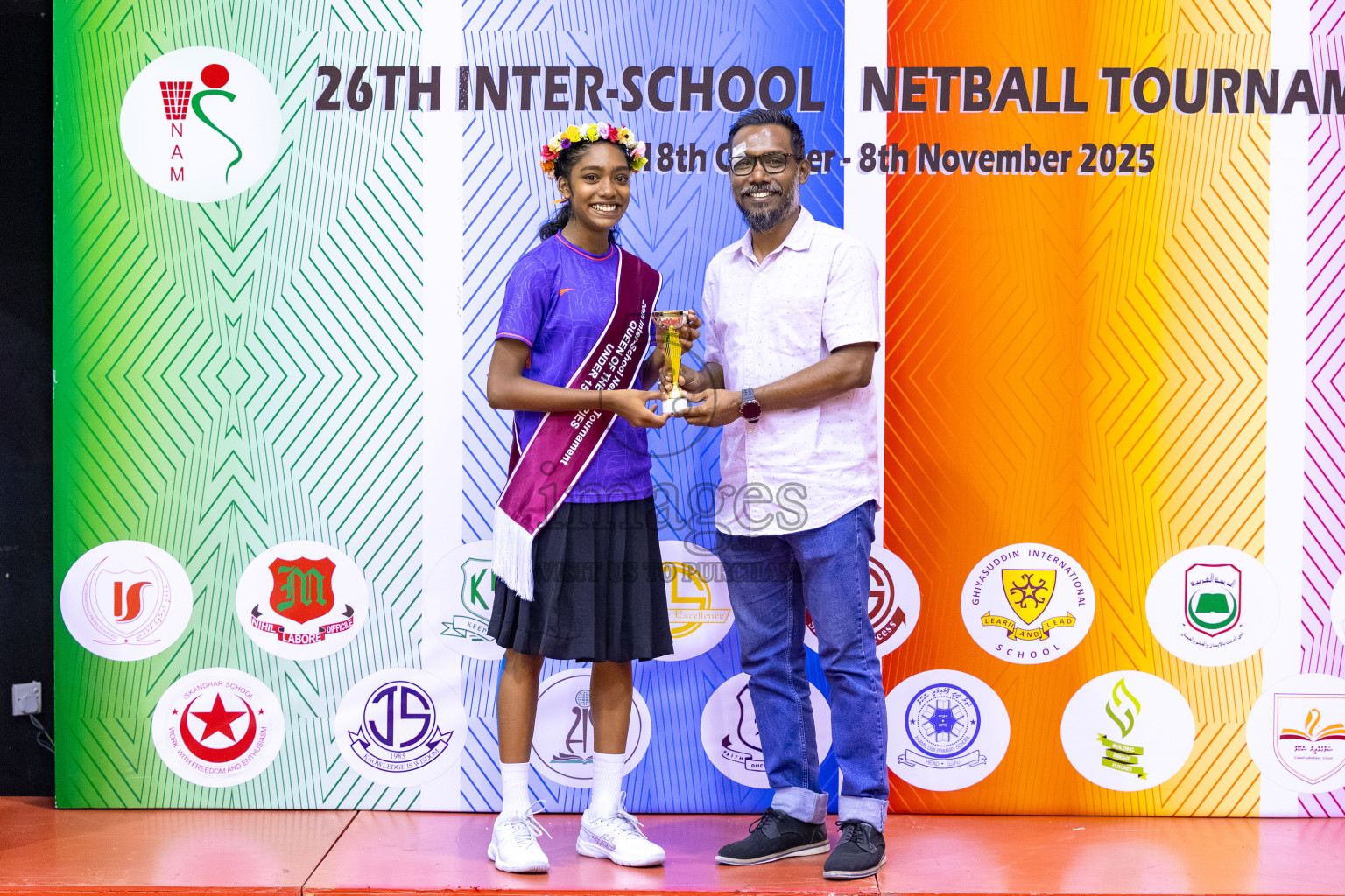 Finals of 26th Inter-School Netball Tournament 2025 was held in Social Center Indoor Hall on Saturday, 8th November 2025. Photos: Mohamed Mahfooz Moosa / images.mv