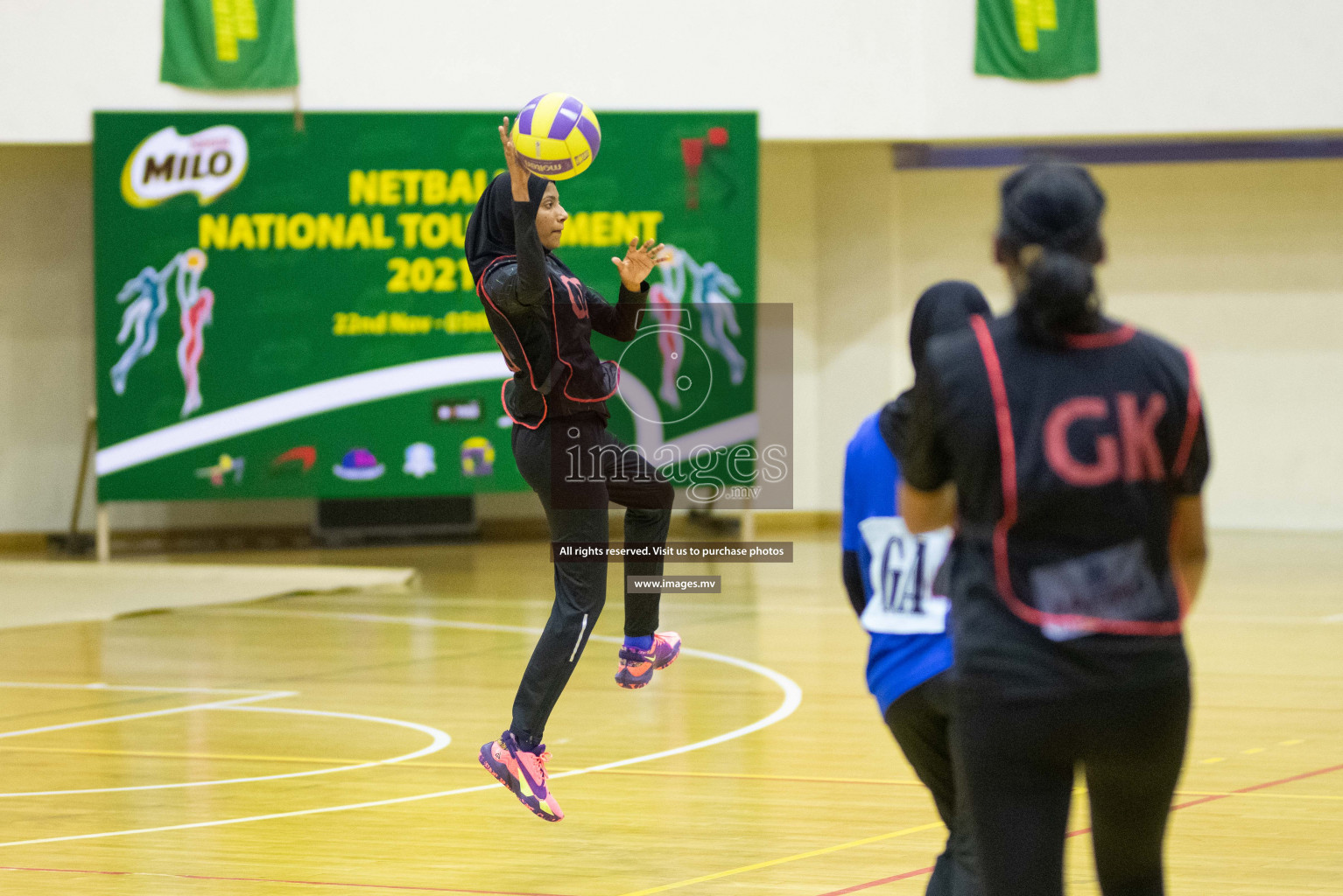 Milo National Netball Tournament 29th November 2021 at Social Center Indoor Court, Male, Maldives. Photos: Maanish/ Images Mv