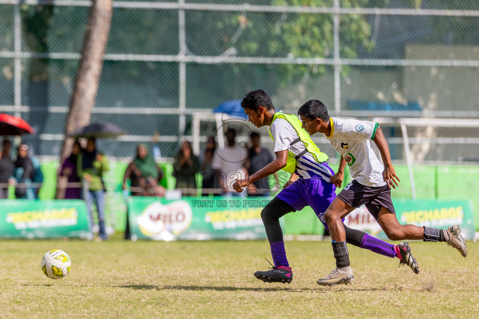 Day 4 of MILO Academy Championship 2025 (U14) was held on Sunday, 2nd November 2025 at Henveiru Football Grounds, Male', Maldives . 
Photos: Ismail Thoriq / images.mv