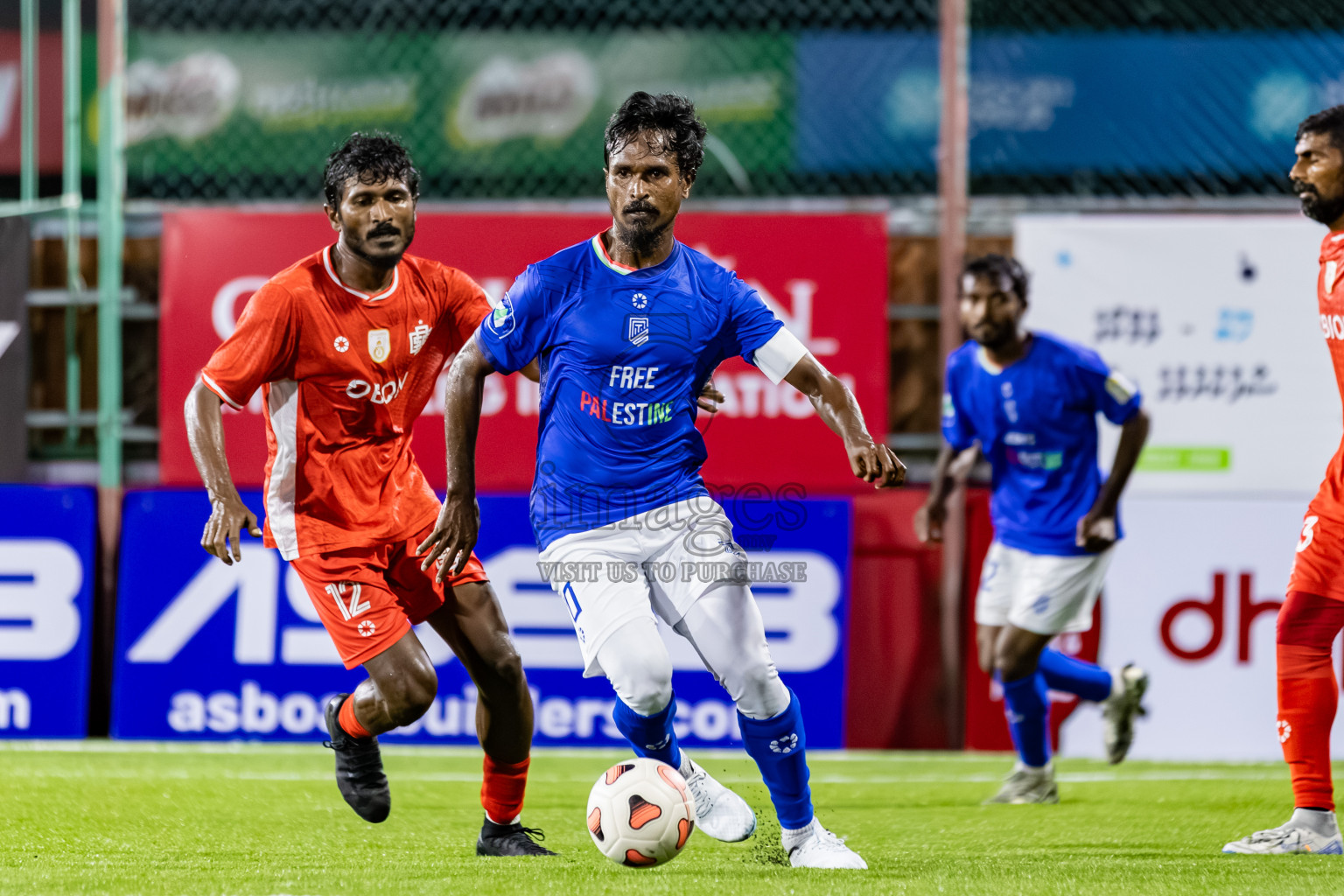 Team Naivaadhoo vs Club Combination in Day 1 of Kings Cup of Club Maldives Cup 2025 held in Rehendi Futsal Ground, Hulhumale', Maldives on Saturday, 30th August 2025. Photos: Areef / images.mv