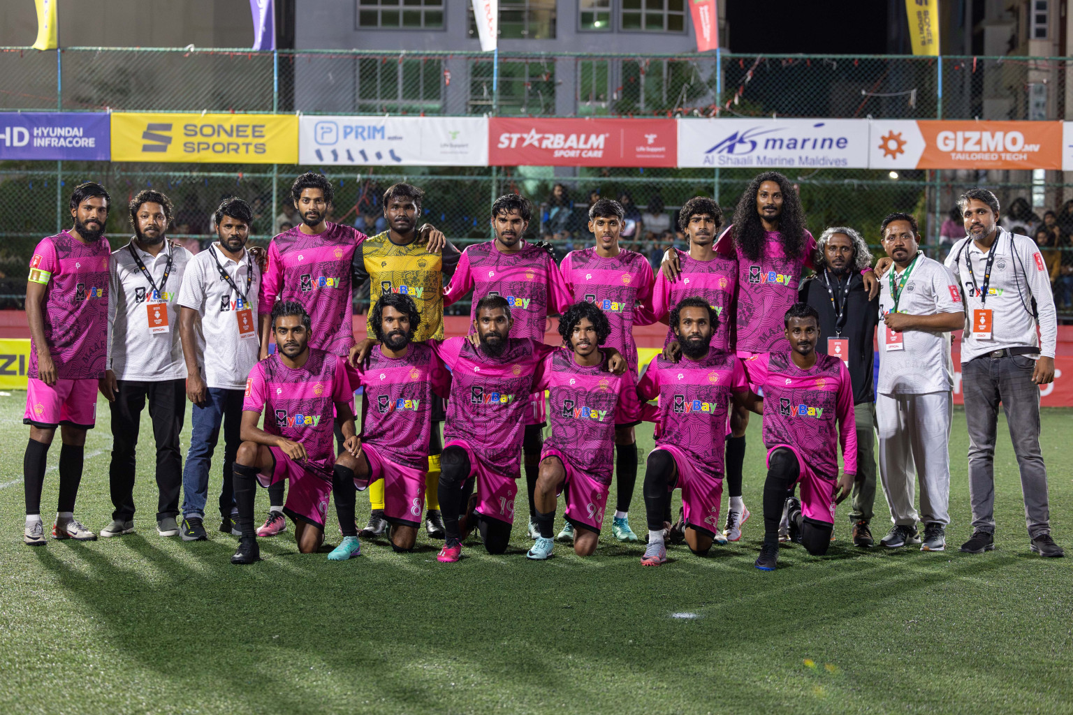 Maafannu vs Villimale on Day 32 of Golden Futsal Challenge 2024, held on Saturday, 17th February 2024 in Hulhumale', Maldives 
Photos: Mohamed Mahfooz Moosa / images.mv