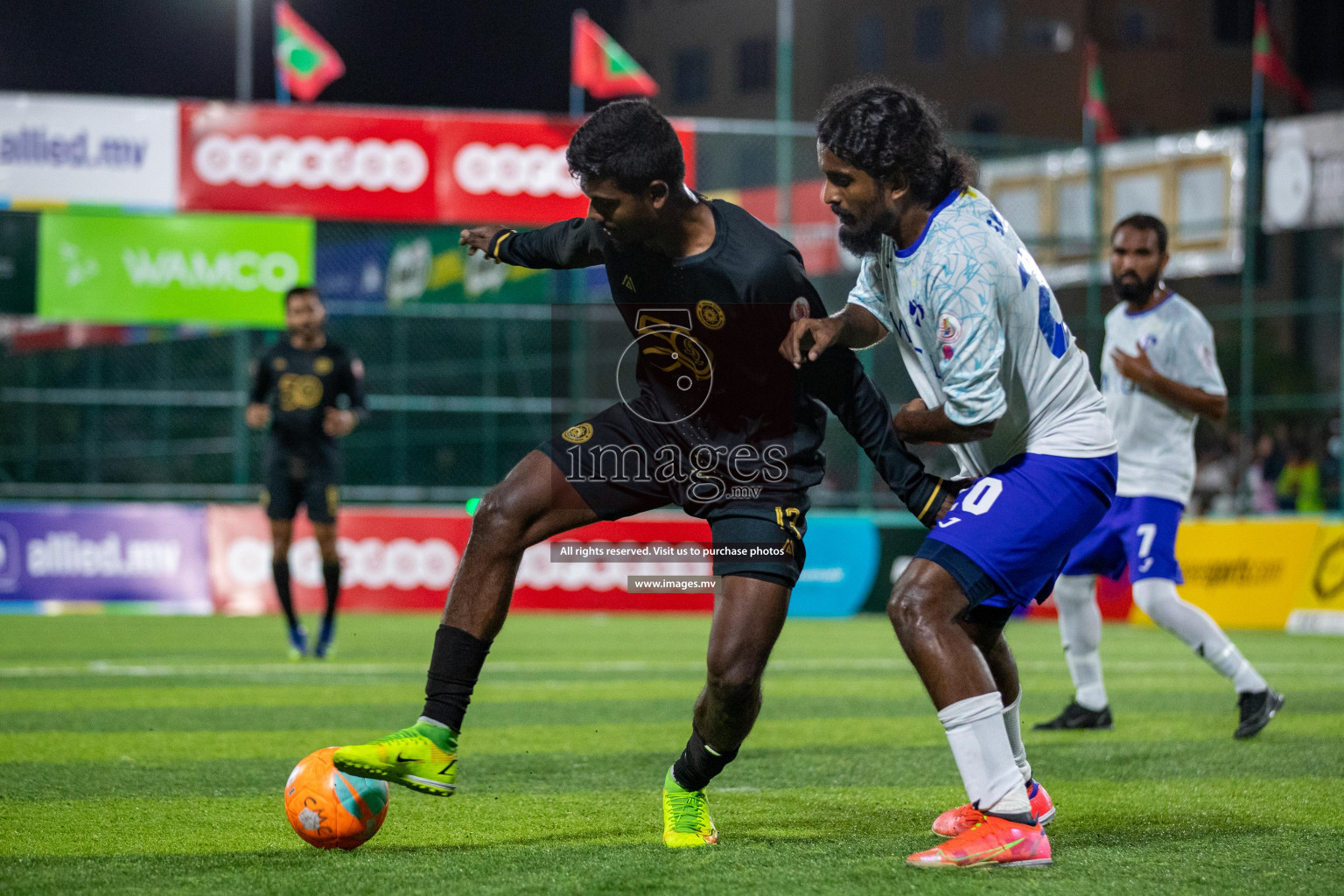 Prison Club vs MACL in the Quarter Finals of Club Maldives 2021 held at Hulhumale;, on 12th December 2021 Photos: Ismail Thoriq / images.mv