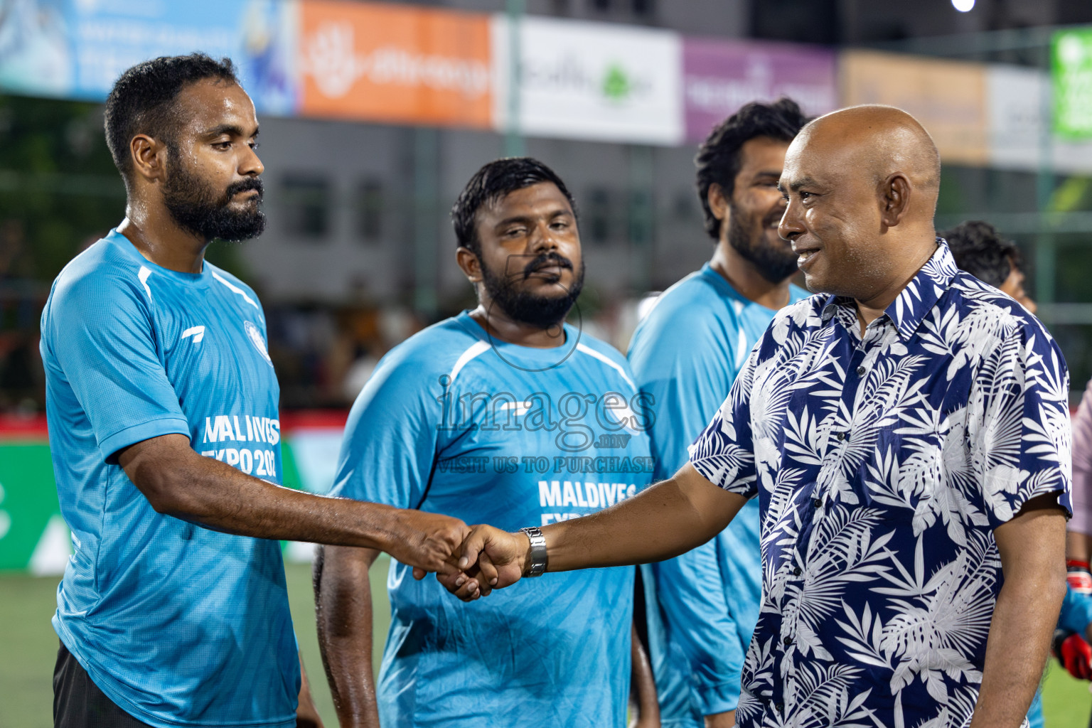 Team DJA VS Trade Club in Club Maldives Classic 2024 held in Rehendi Futsal Ground, Hulhumale', Maldives on Saturday, 14th September 2024. 
Photos: Hassan Simah / images.mv